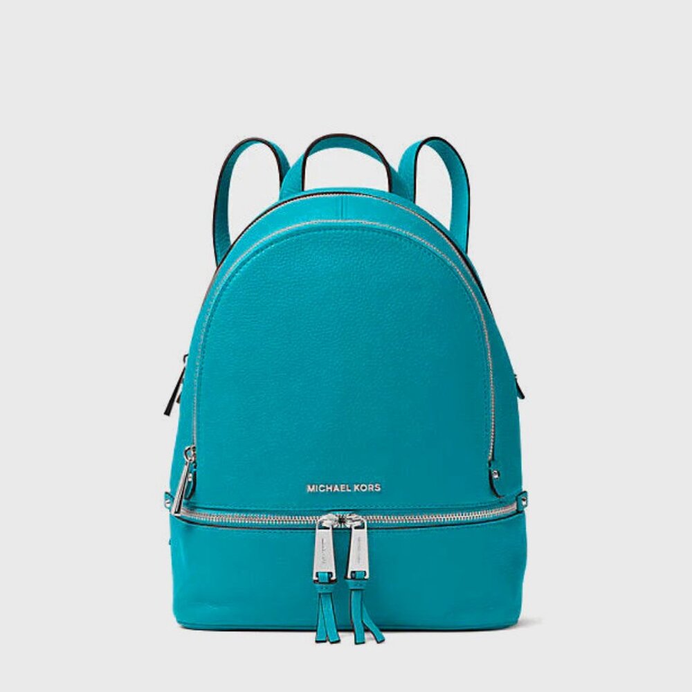 Michael Kors Medium Rhea Pebbled Leather Backpack 💎